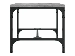 Mesas auxiliares 2 unidades contrachapada gris Sonoma 40x40x35 cm