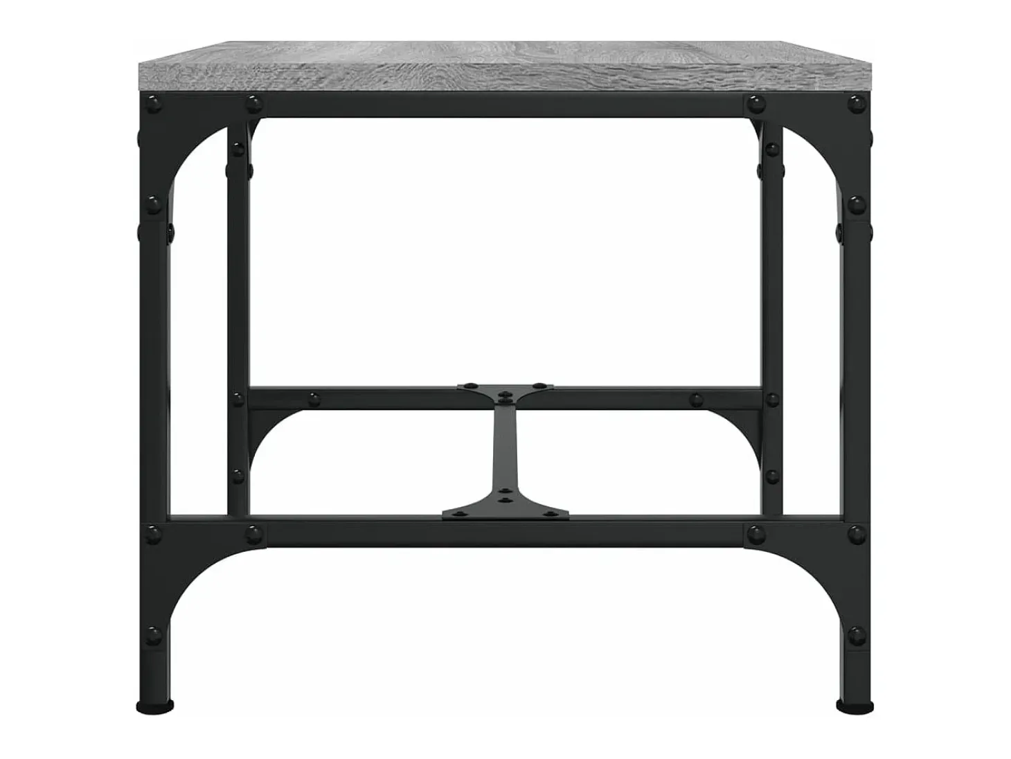 Mesas auxiliares 2 unidades contrachapada gris Sonoma 40x40x35 cm