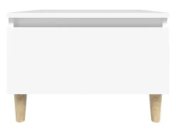 Mesas auxiliares 2 unidades madera contrachapada blanco 50x46x35 cm