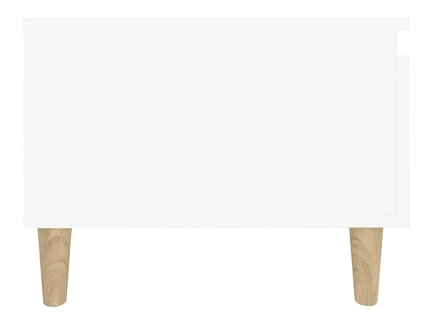 Mesas auxiliares 2 unidades madera contrachapada blanco 50x46x35 cm