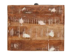 Mesas auxiliares con cajón Multicolor madera maciza reciclada