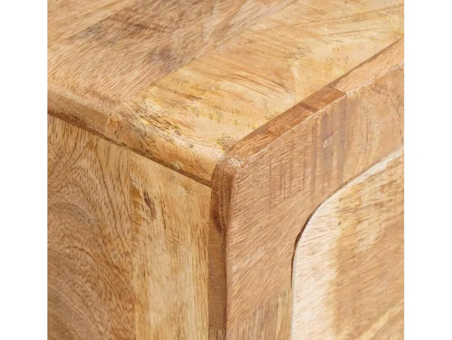 Mesas auxiliares Marrón 40 x 32 x 46 cm madera maciza de mango