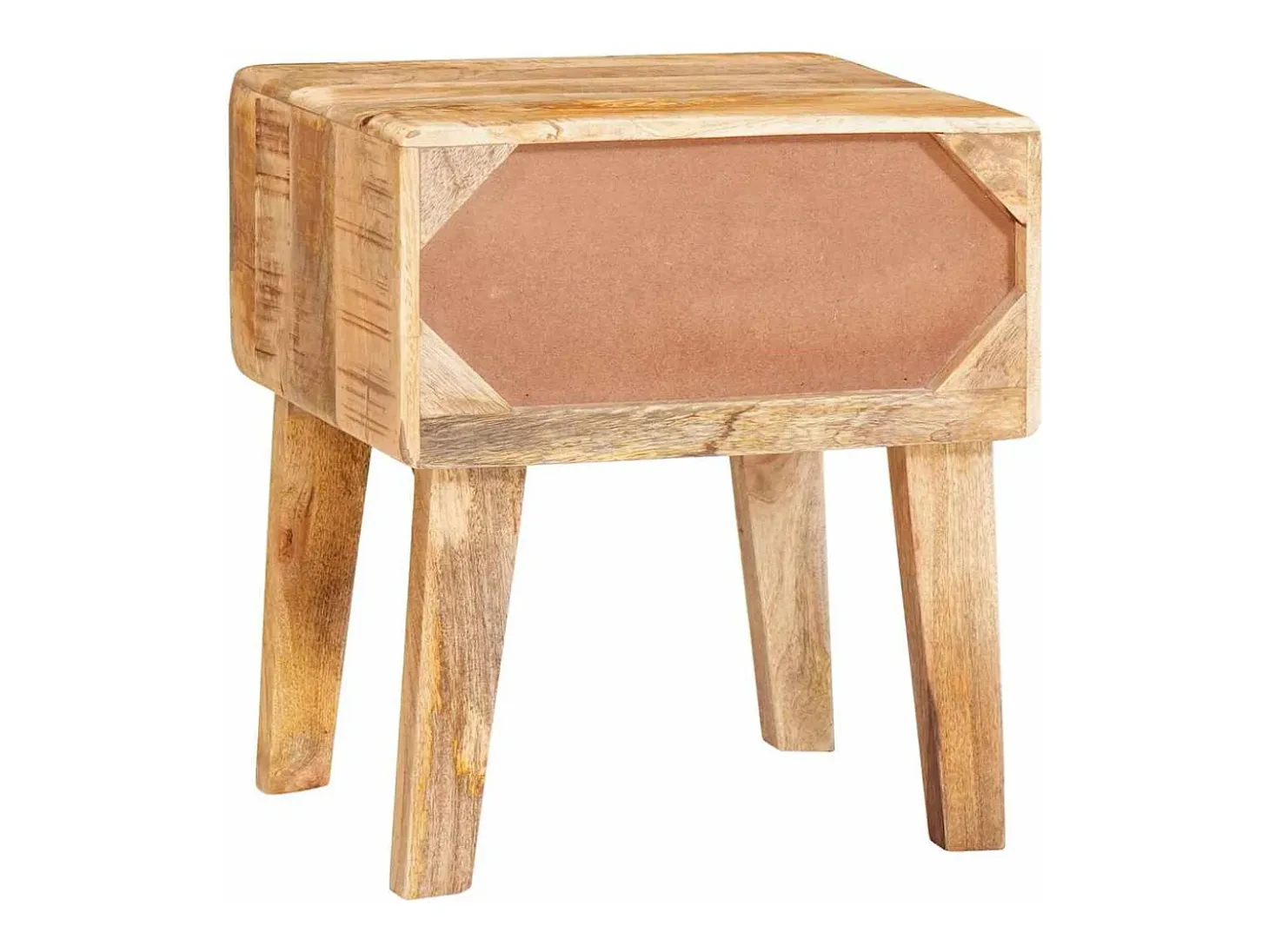 Mesas auxiliares Marrón 40 x 32 x 46 cm madera maciza de mango