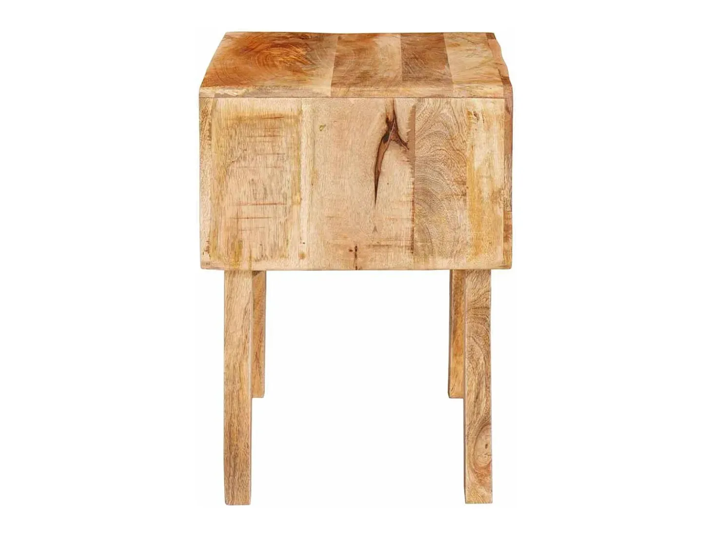 Mesas auxiliares Marrón 40 x 32 x 46 cm madera maciza de mango