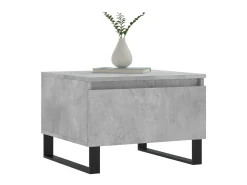 Mesas centro 2 uds madera ingeniería gris hormigón 50x46x35 cm ES33017