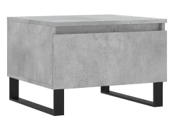 Mesas centro 2 uds madera ingeniería gris hormigón 50x46x35 cm ES33017