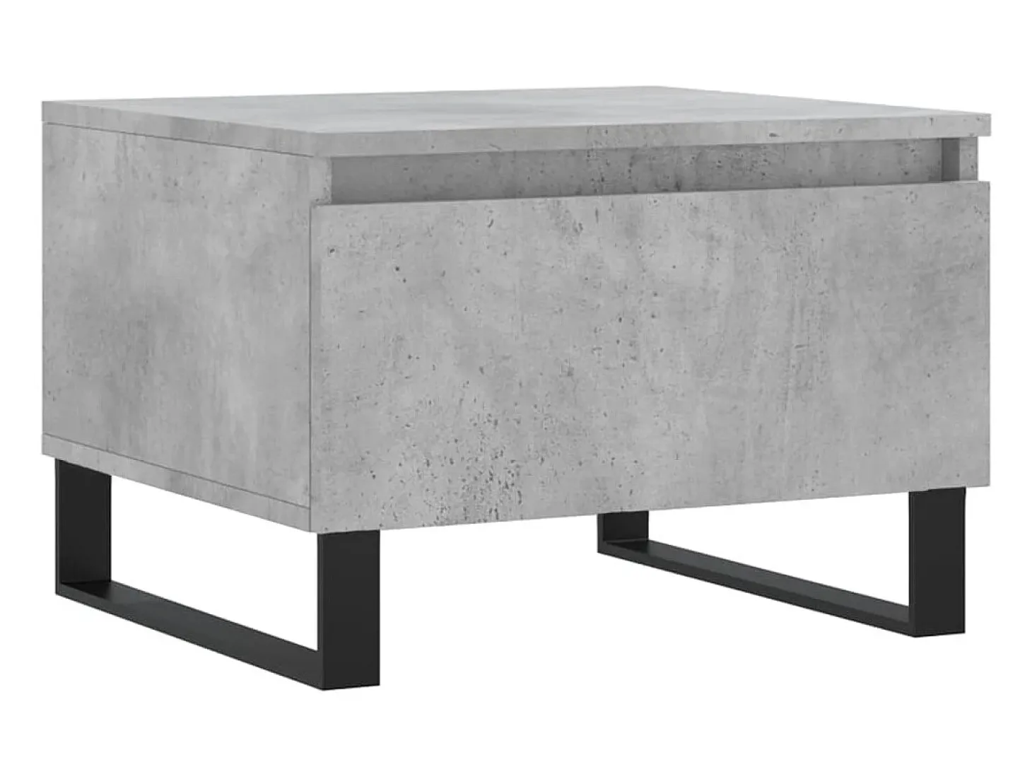 Mesas centro 2 uds madera ingeniería gris hormigón 50x46x35 cm ES33017