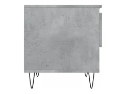 Mesas centro 2 uds madera ingeniería gris hormigón 50x46x50 cm
