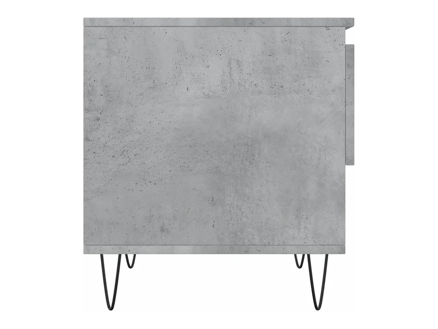 Mesas centro 2 uds madera ingeniería gris hormigón 50x46x50 cm