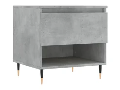 Mesas centro 2 uds madera ingeniería gris hormigón 50x46x50 cm ES62100