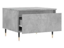 Mesas centro 2 unidades madera ingeniería gris hormigón 50x46x35 cm
