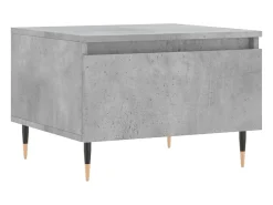 Mesas centro 2 unidades madera ingeniería gris hormigón 50x46x35 cm