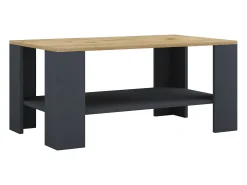 Mesas Dalus Antracita / roble de miel AL. 41 x AN. 90 x P. 53 cm