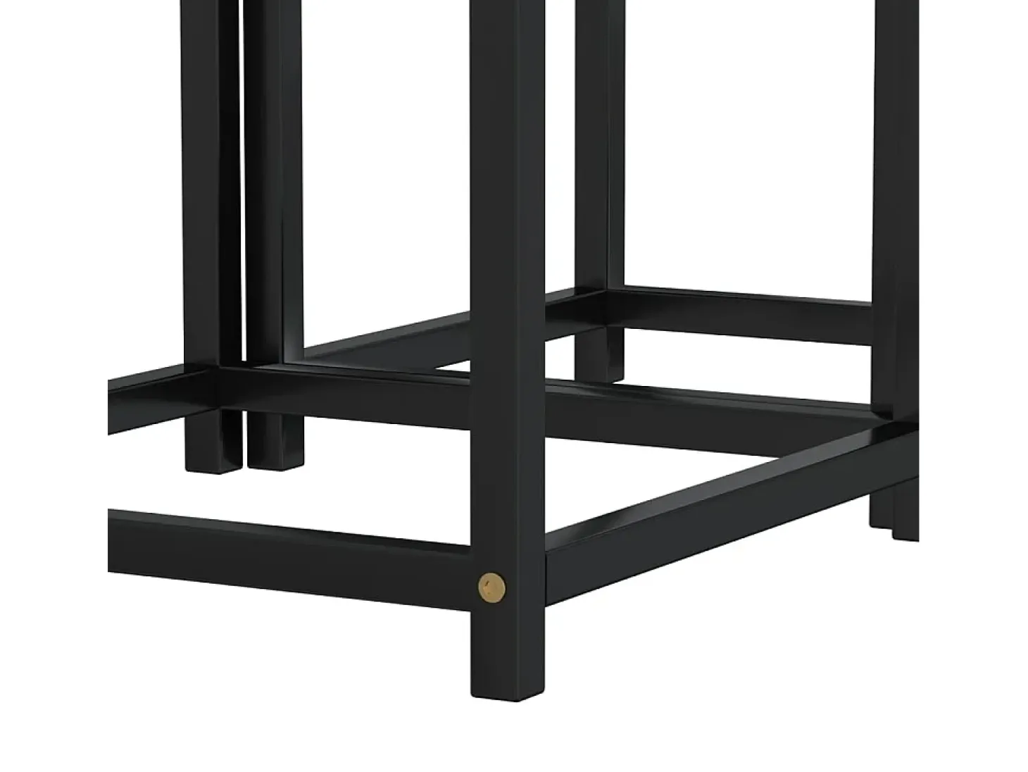 Mesas de centro 2 unidades MDF negro