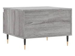 Mesas de centro 2 unidades madera ingeniería gris Sonoma 50x46x35 cm