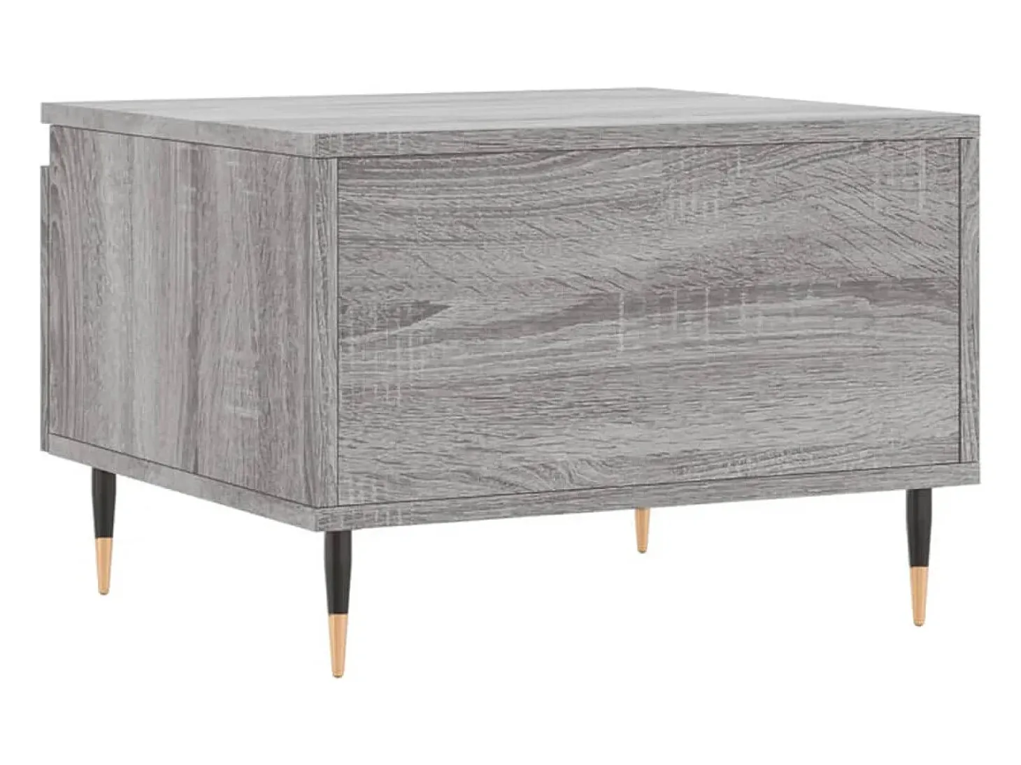 Mesas de centro 2 unidades madera ingeniería gris Sonoma 50x46x35 cm