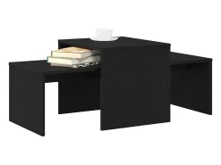 Mesas Nido Roble negro 100 x 48 x 40 cm Madera contrachapada