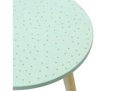 Mesita auxiliar mdf verde 44x45x45cm
