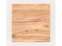 Mesita de madera de acacia y metal - Shanghai