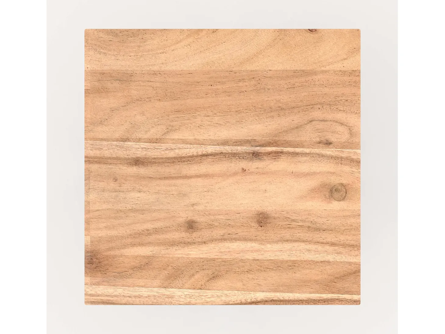 Mesita de madera de acacia y metal - Shanghai