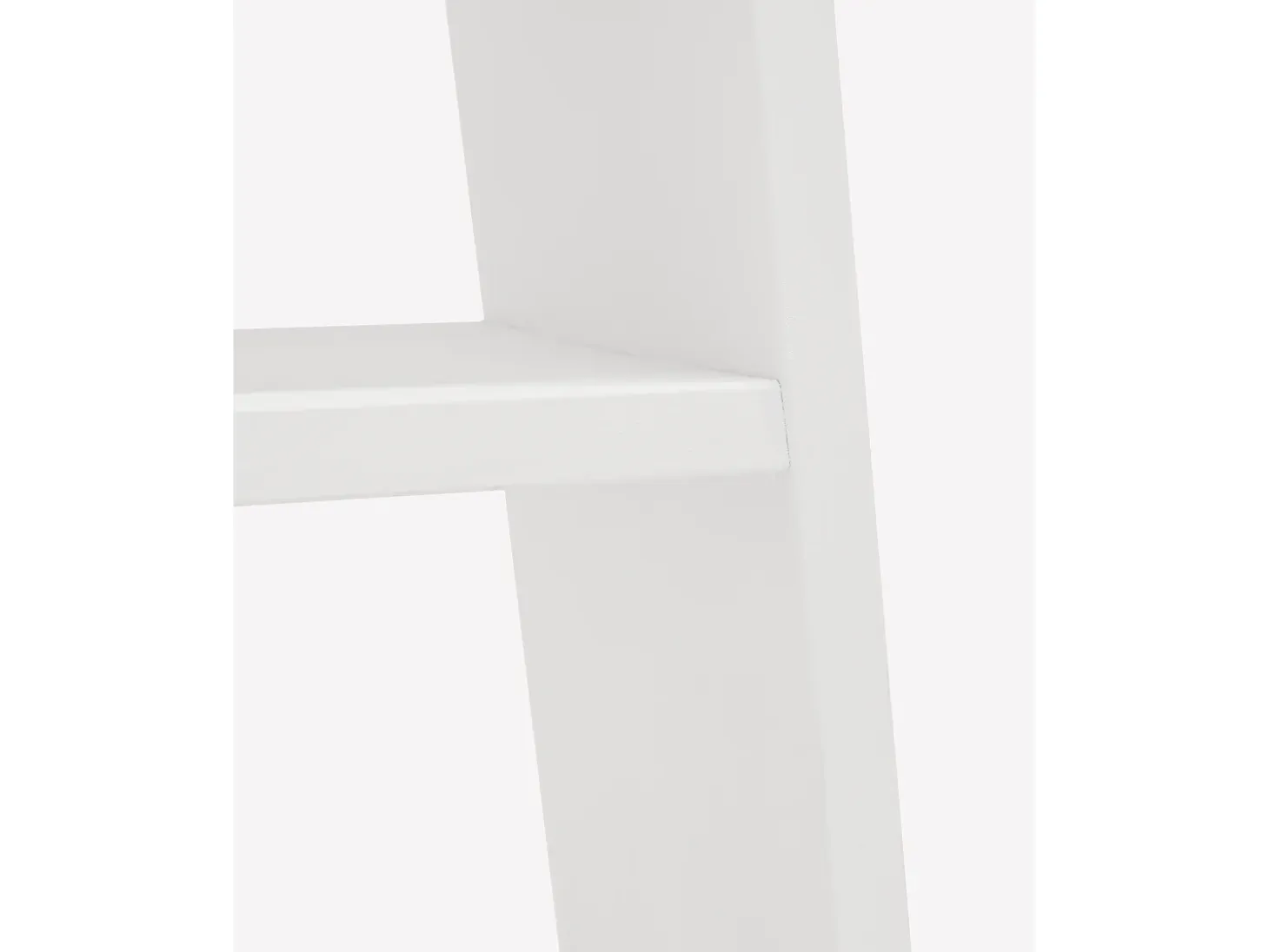 Mesita de noche de madera maciza en tono blanco 20x60cm - ARITZ - DECOWOOD