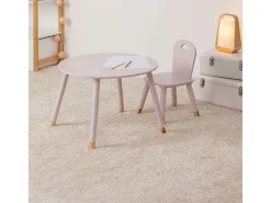 Mesita mdf rosa 43x60x60cm