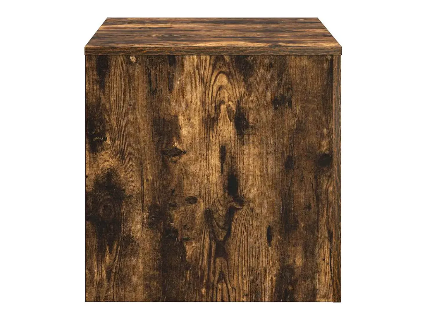 Mesitas auxiliares 3 piezas madera contrachapada roble ahumado
