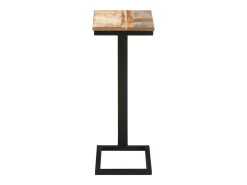 Mesitas auxiliares 2 uds madera reciclada 31,5x24,5x64,5 cm ES358133