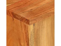 Mesitas auxiliares 2 unidades madera maciza de acacia