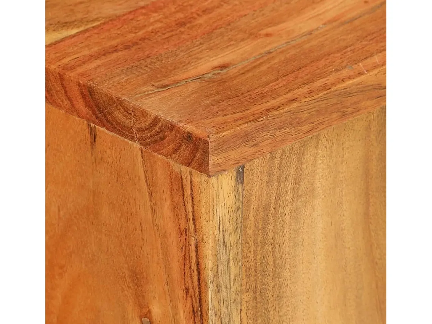 Mesitas auxiliares 2 unidades madera maciza de acacia