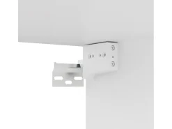 Mitchel Mueble para TV pared madera contrachapada blanco 100x30x30 cm