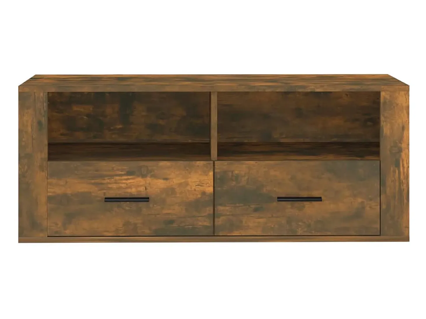 Monster Mueble para TV madera contrachapada roble ahumado 100x35x40 cm
