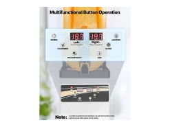 Máquina de Granito SucceBuy, Depósito Único de 15 L, Acero Inoxidable, Distribuidor de Bebidas Heladas, para Hogar, Restaurantes, Cafés, Bares
