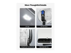 Máquina de Granito SucceBuy, 2 Depósitos de 15 L, Acero Inoxidable, Distribuidor de Bebidas Heladas, para Hogar, Restaurantes, Cafés, Bares