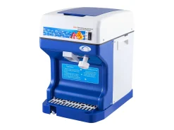 Máquina de Hielo SucceBuy Máquina de Conos de Nieve 250 W 265 LBS/H Trituradora de Hielo Ajustable para Uso Doméstico