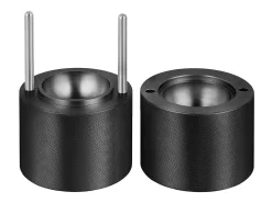 Máquina de Hielo SucceBuy 61 mm, Prensa de Hielo en Aluminio Redondo, Negro