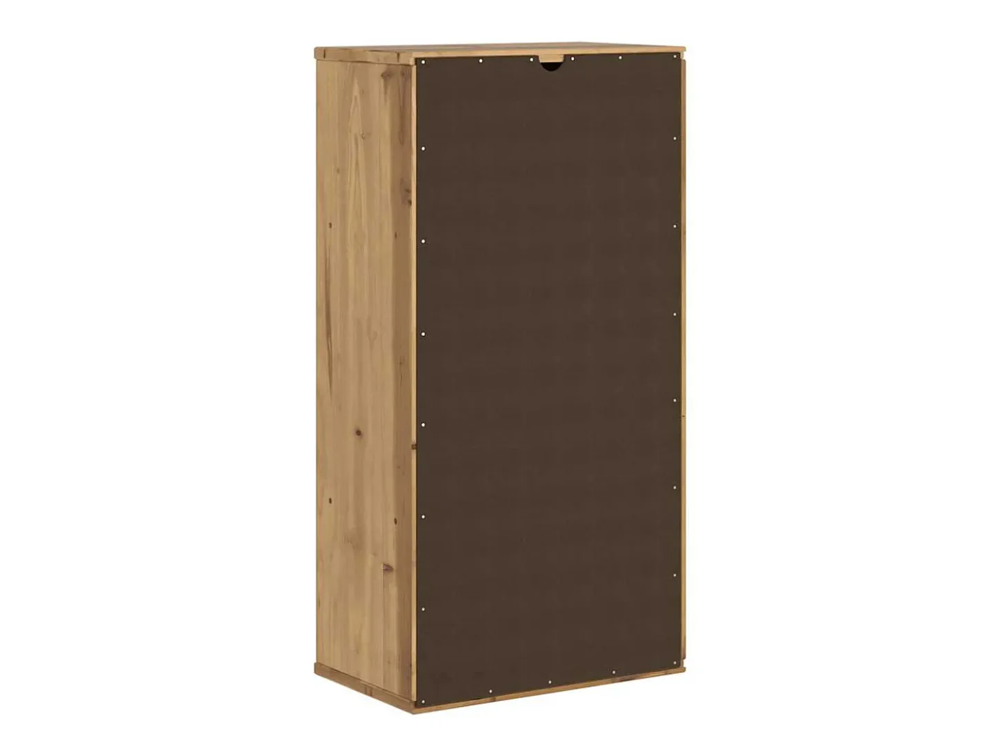 Mueble auxiliar con cajón ODDA 40x24x79 cm madera maciza pino