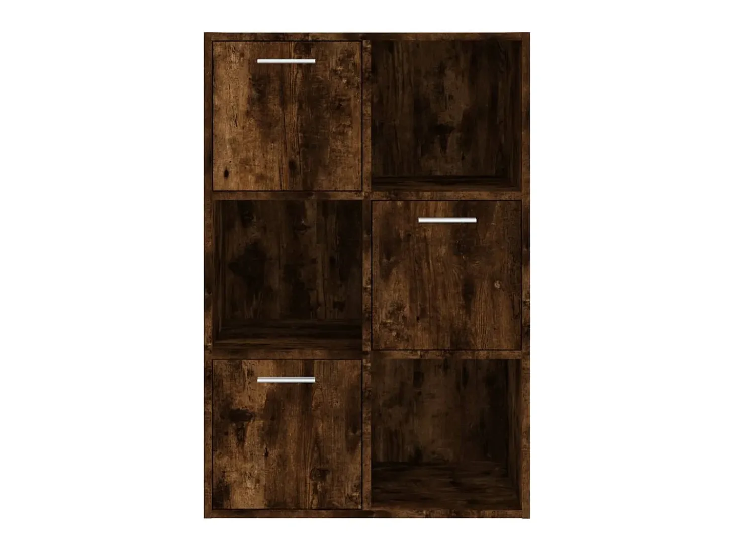 Mueble de almacenaje roble ahumado 60x29,5x90 cm