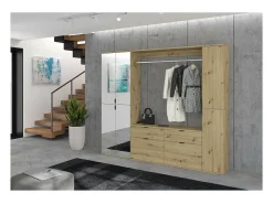 Mueble de almacenamiento 4 cajones – Roble claro – BODITE