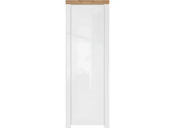 Mueble de entrada 1 puerta Hella Blanco y Madera