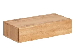Mueble de entrada TORTH 1 – Conjunto completo – Color roble y blanco – Diseño moderno y práctico