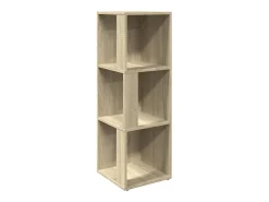 Mueble de esquina madera de ingeniería roble Sonoma 33x33x100cm