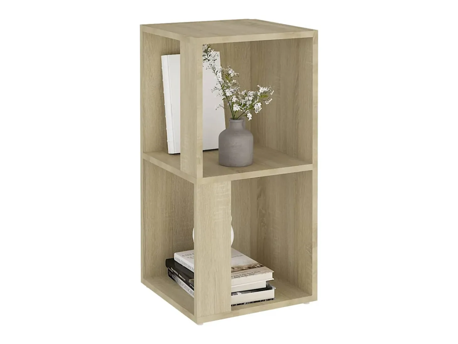 Mueble de esquina madera contrachapada roble Sonoma 33x33x67 cm