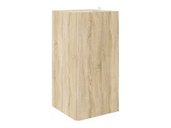 Mueble de esquina madera contrachapada roble Sonoma 33x33x67 cm