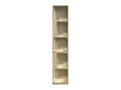 Mueble de esquina madera ingeniería roble Sonoma 33x33x164,5 cm