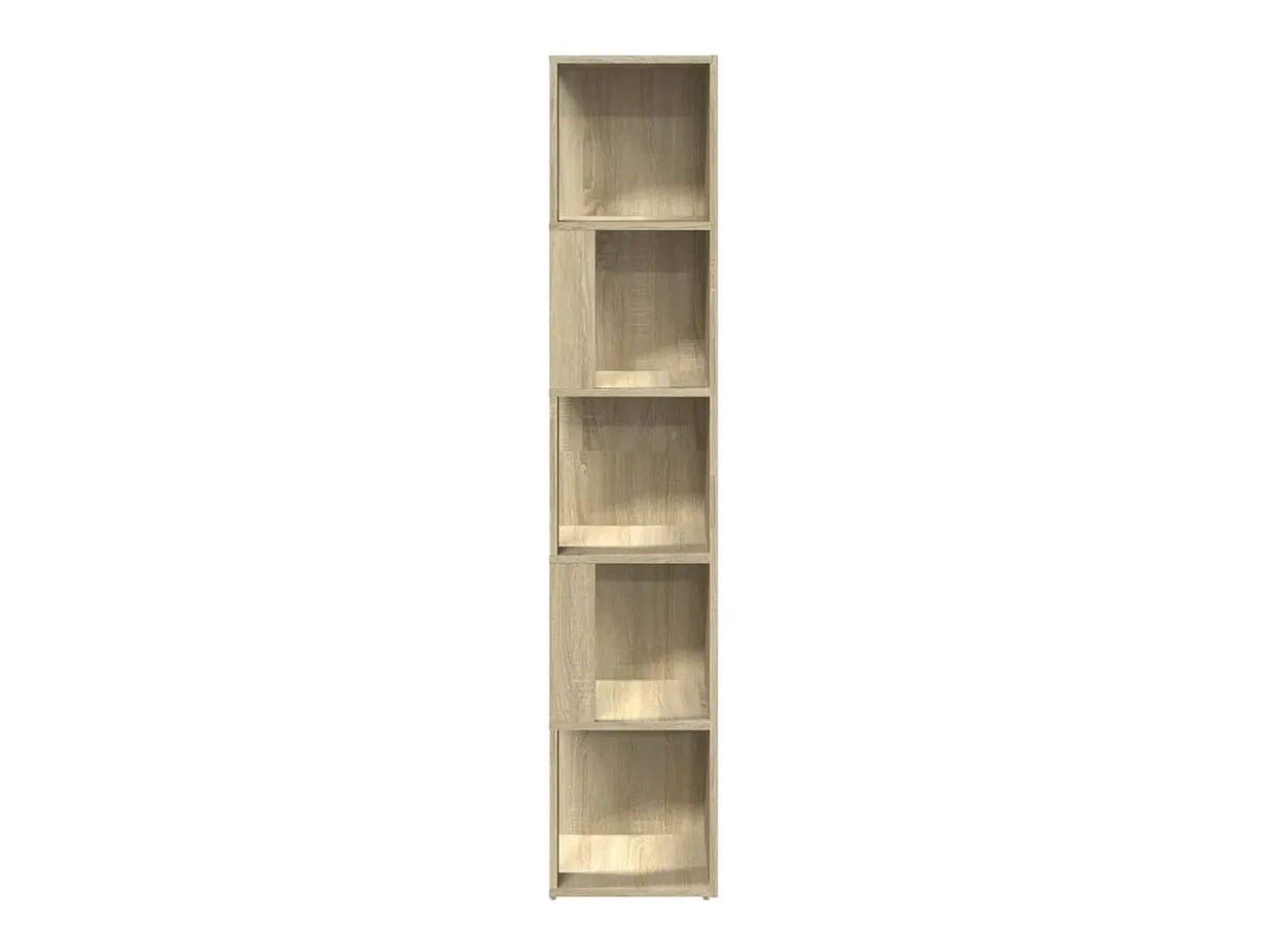 Mueble de esquina madera ingeniería roble Sonoma 33x33x164,5 cm