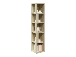 Mueble de esquina madera ingeniería roble Sonoma 33x33x164,5 cm