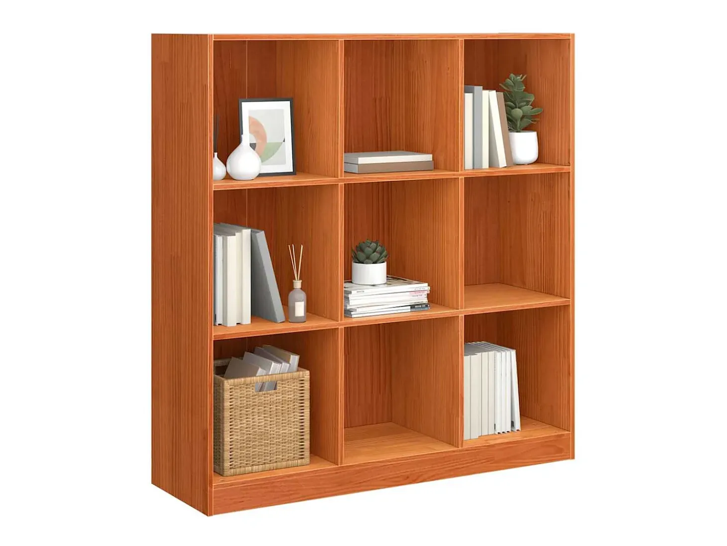 Mueble de Libros / Divisor de Habitación Marrón cera