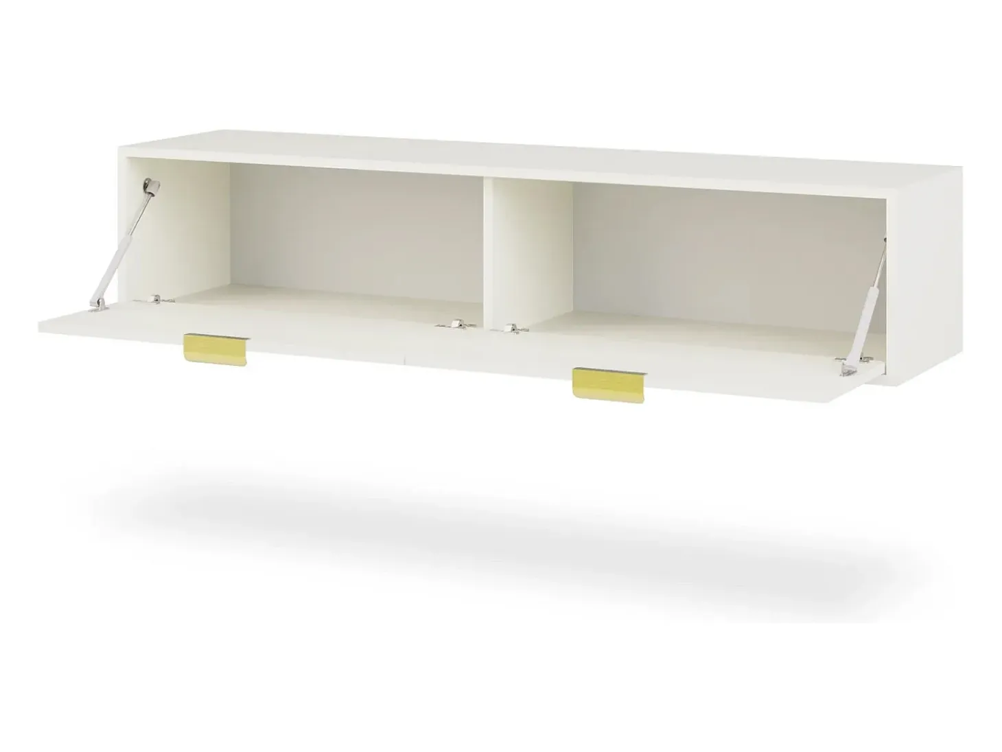Mueble de pared para la televisión colgada Lexa 140 blanca