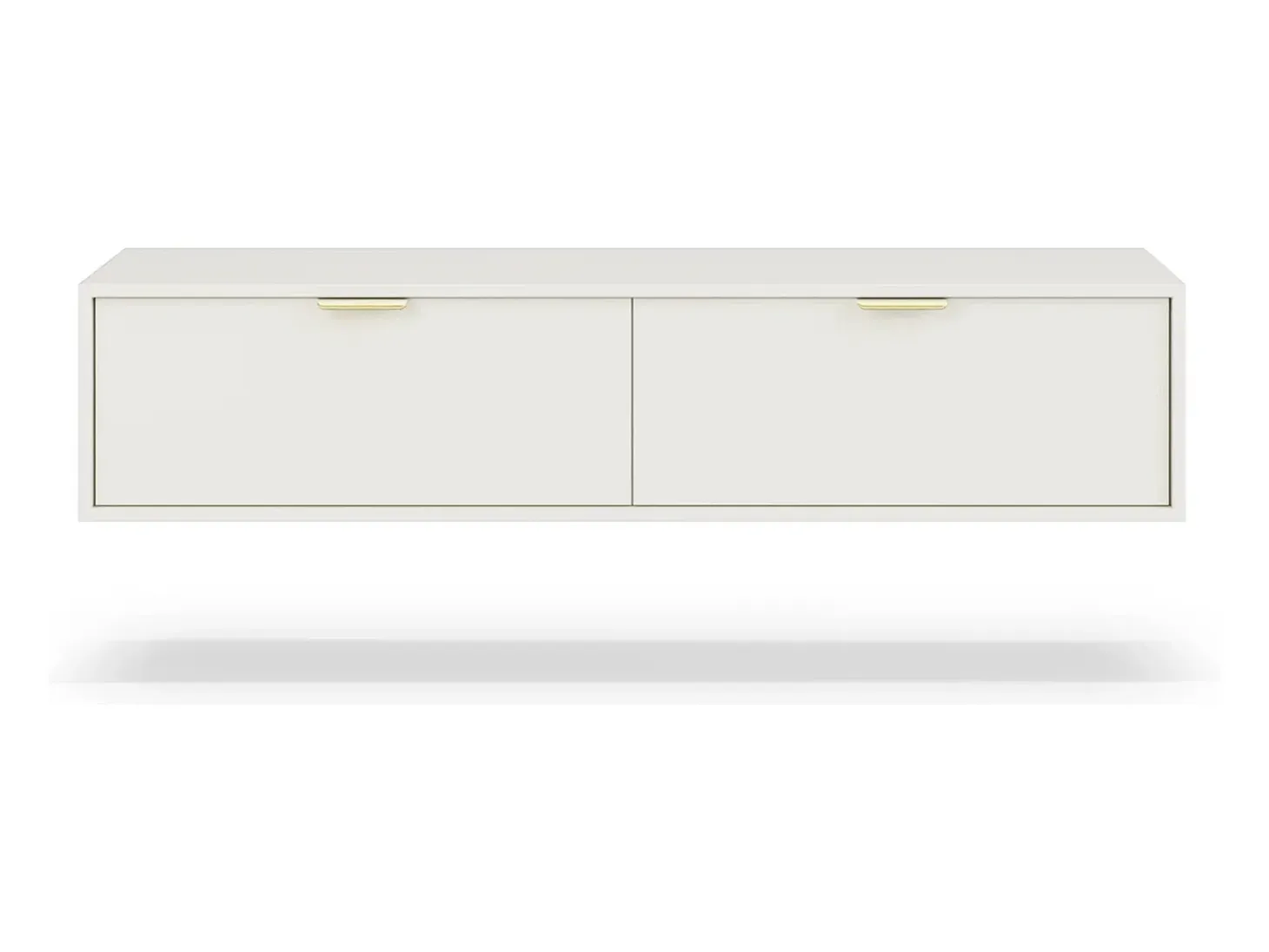 Mueble de pared para la televisión colgada Lexa 140 blanca